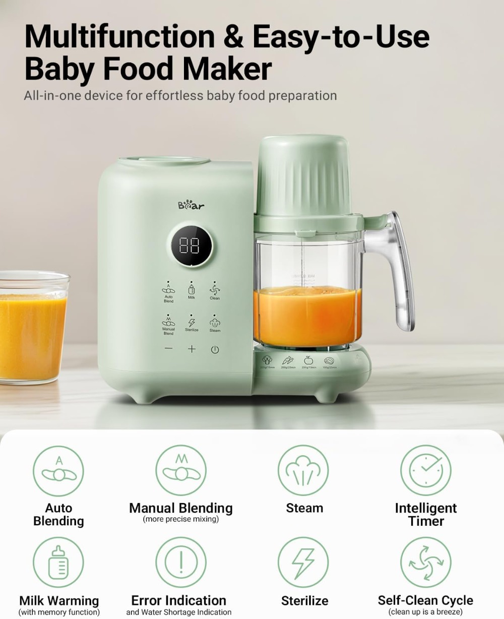 18.5oz Dual-Layer Steam Basket - Baby Food Blender And Steamer recensione e prezzo
