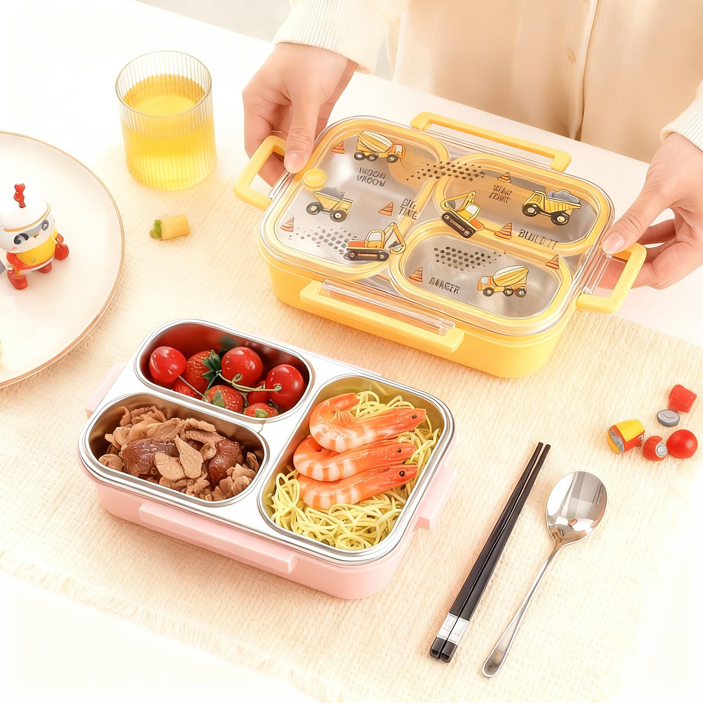 Large Capacity Cartoon Childre - Baby Food Container recensione e prezzo